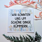 Schöne Dinge - Vinylsticker
