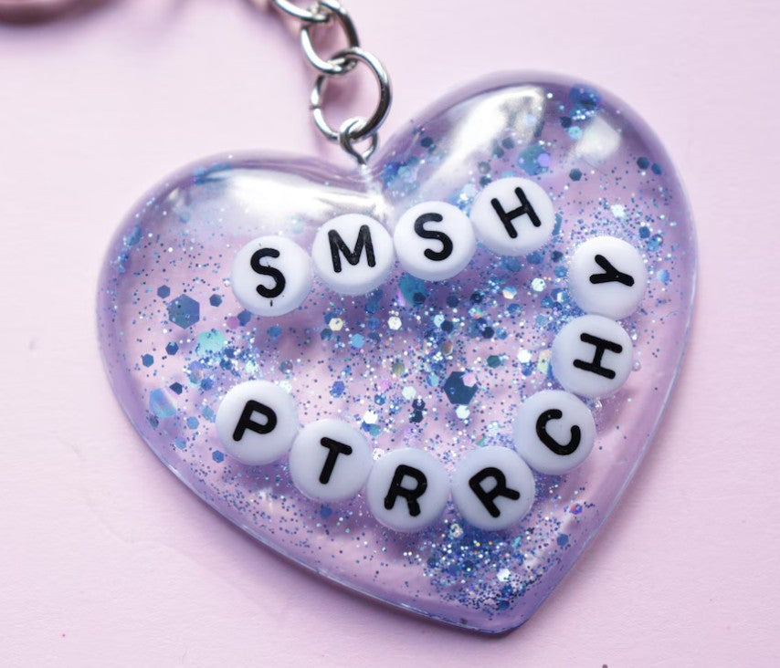 Smash the patriarchy (male tears blue) - Anhänger
