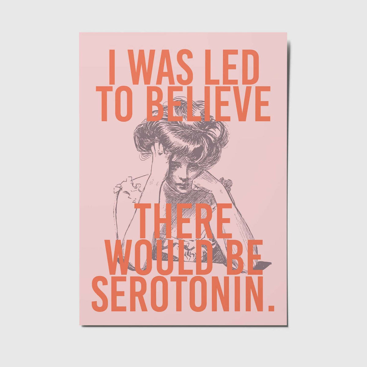 Serotonin - A6 Postkarte 