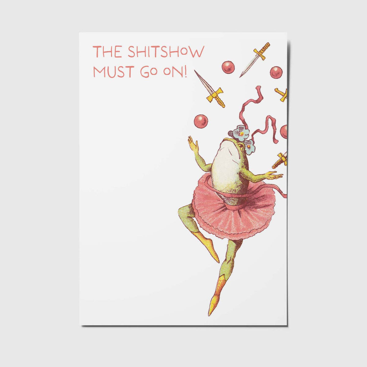 The shitshow - A6 Postkarte 