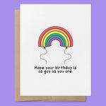 Hope Your Birthday is as Gay as You | LGBTQ+ Geburtstagskarte