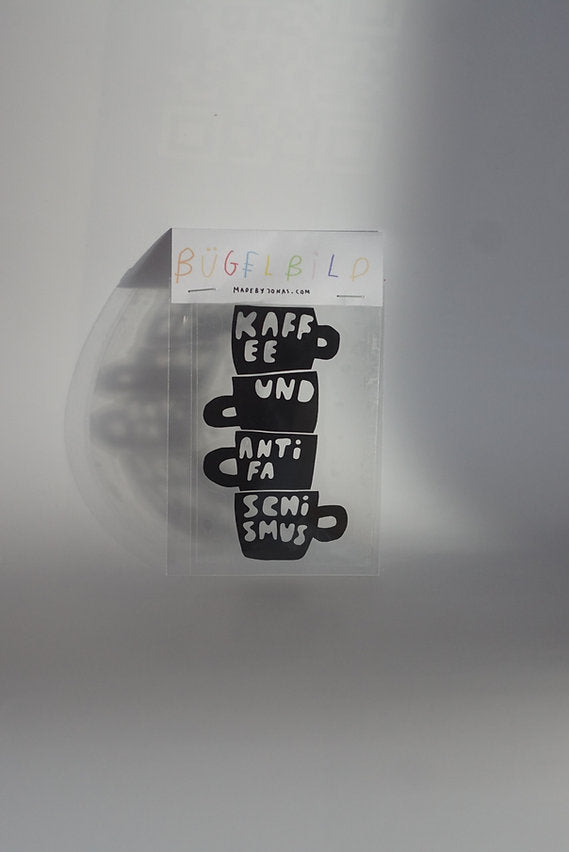 Coffee and Antifascism Iron-on Patch