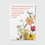 Wildflowers - A6 Postkarte 