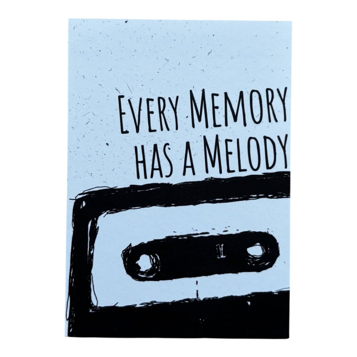 every melody has a memory Kassette - Postkarte
