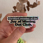 Joy of Missing Out Club - Vinylsticker