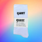 QUEER Socken - Weiß / Schwarz