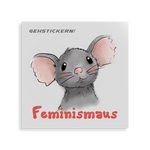 Feminismaus Sticker by gehstickern