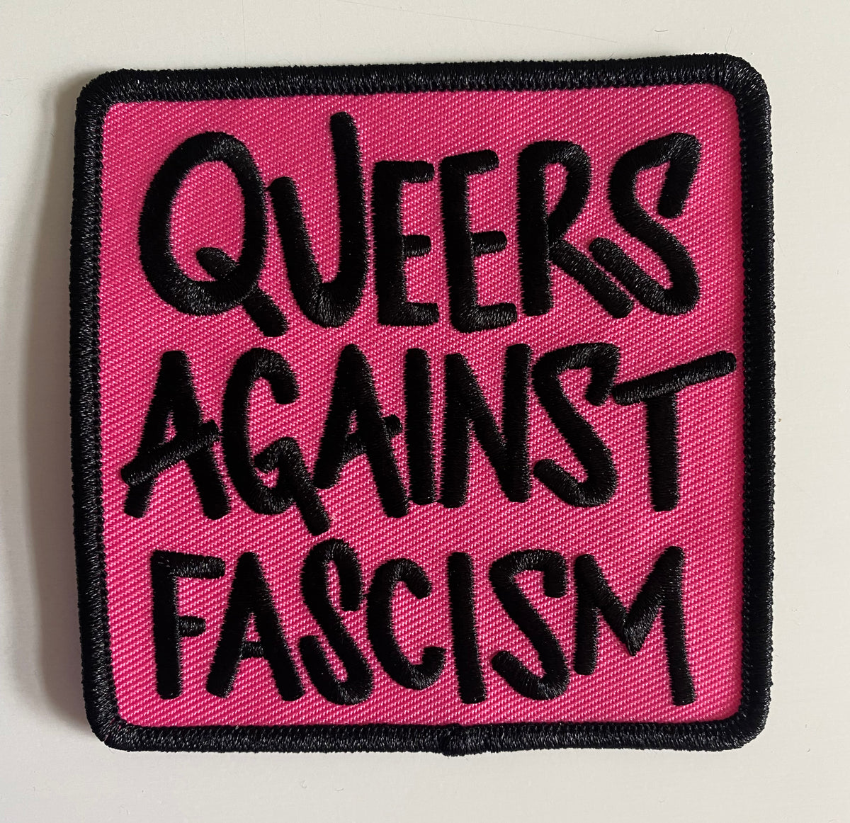 Queers against fascism Patch
