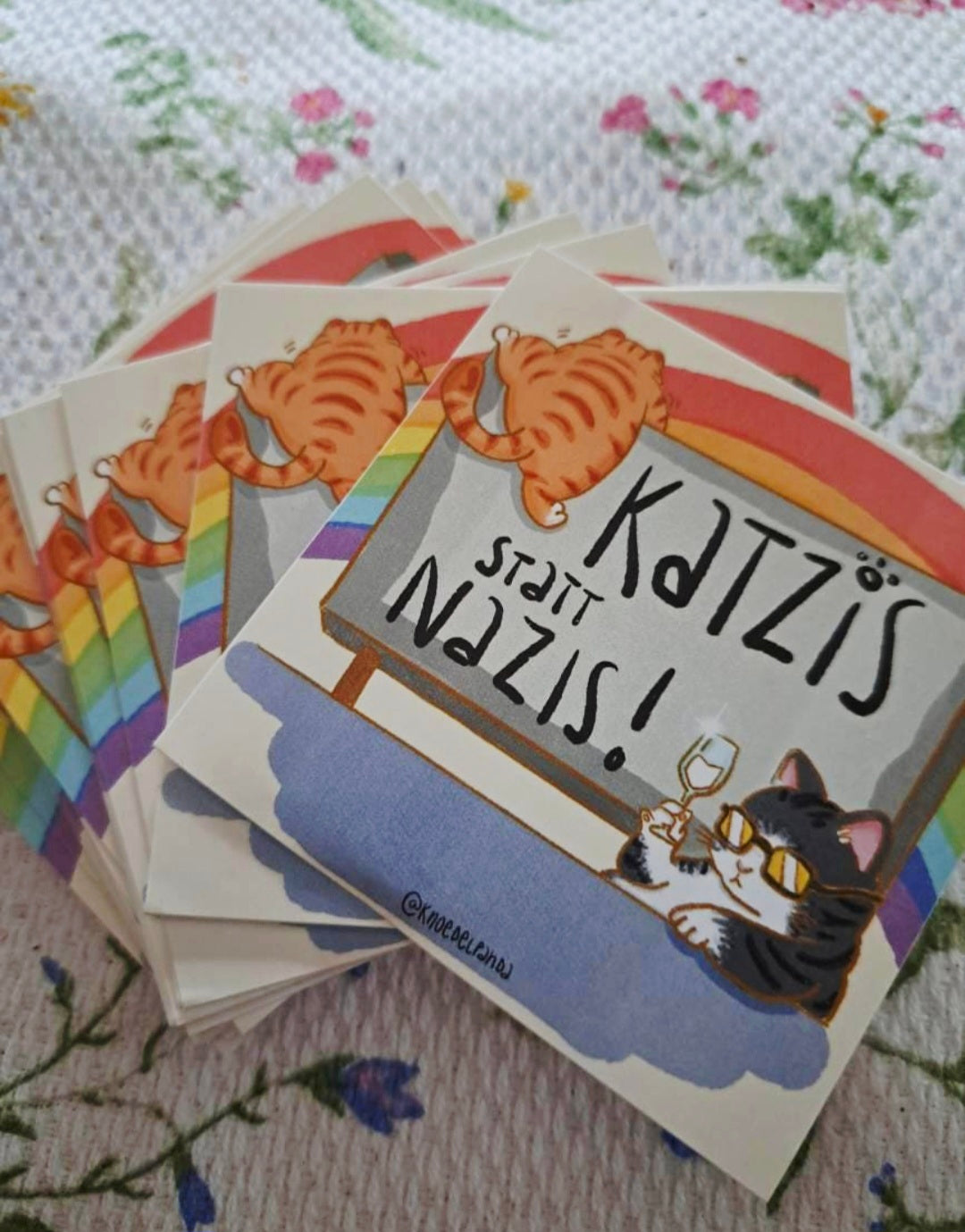 Katzis statt Nazis Sticker