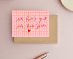 Ich hab’s gut ich hab dich - Postkarte