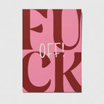 Fuck off - A6 Postkarte