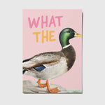 What the duck - A6 Postkarte 
