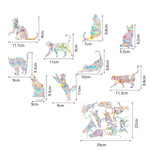 Suncatcher Cats Sheet Fenstersticker