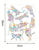 Suncatcher Cats Sheet Fenstersticker