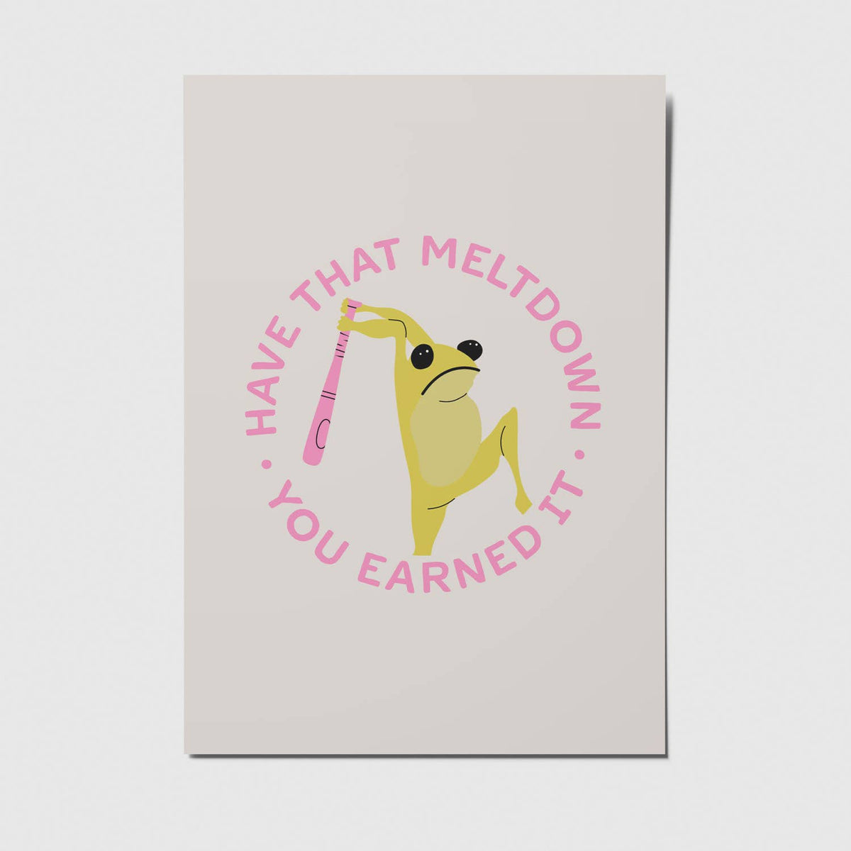 Have that meltdown - A6 Postkarte