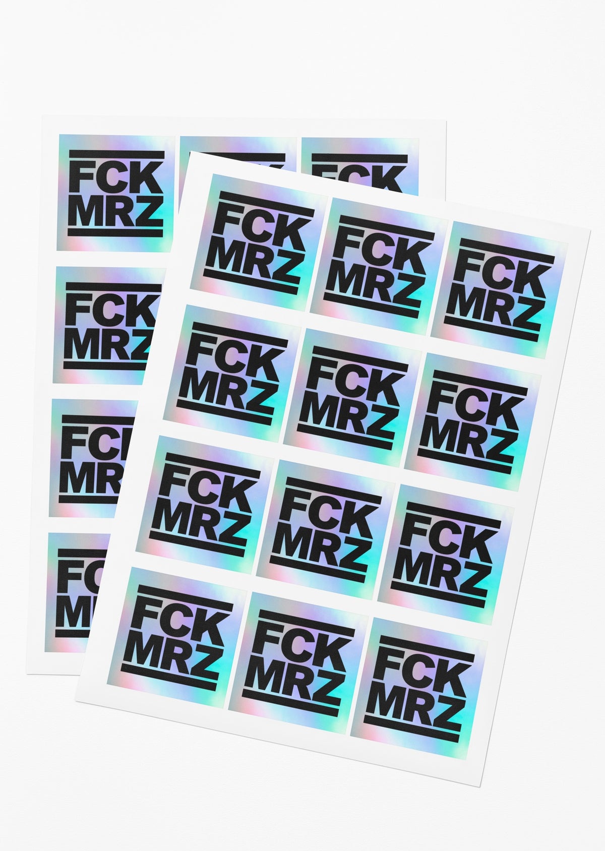 Hologramm FCK MRZ Sticker
