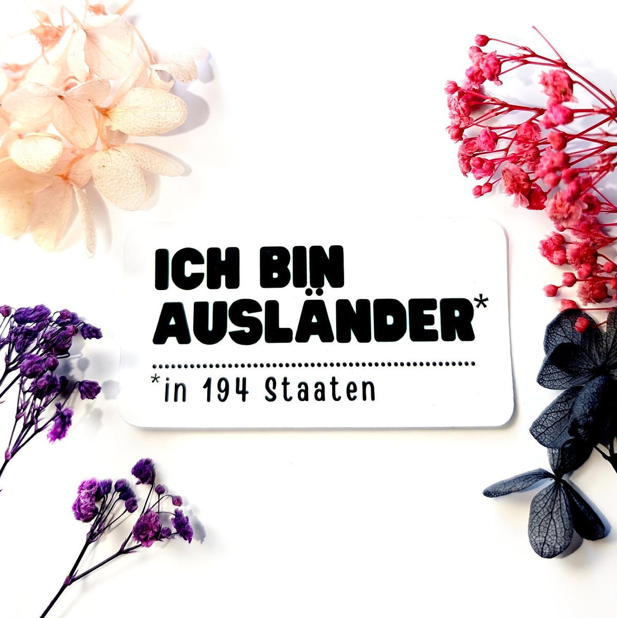 Ich bin Ausländer - Vinylsticker
