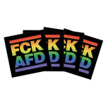 FCK AFD Regenbogen Sticker