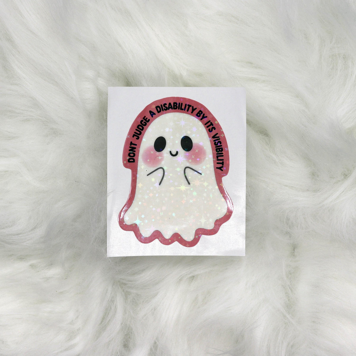 Invisible Illness Glitzer – zugeschnittener Vinylsticker