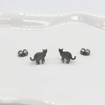 Cats Ohrringe (silber)