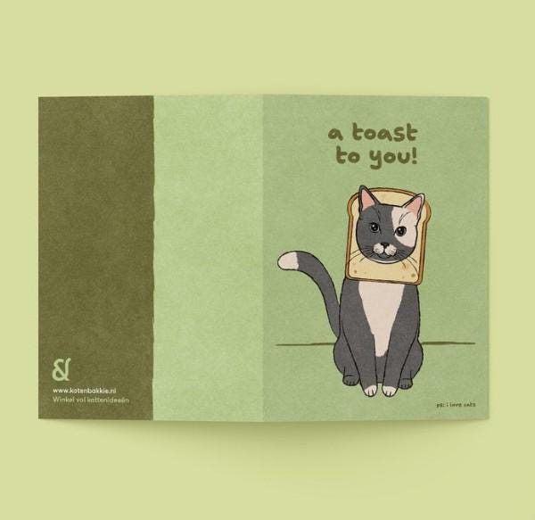 A toast to you Grußkarte