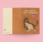 You are old Grußkarte