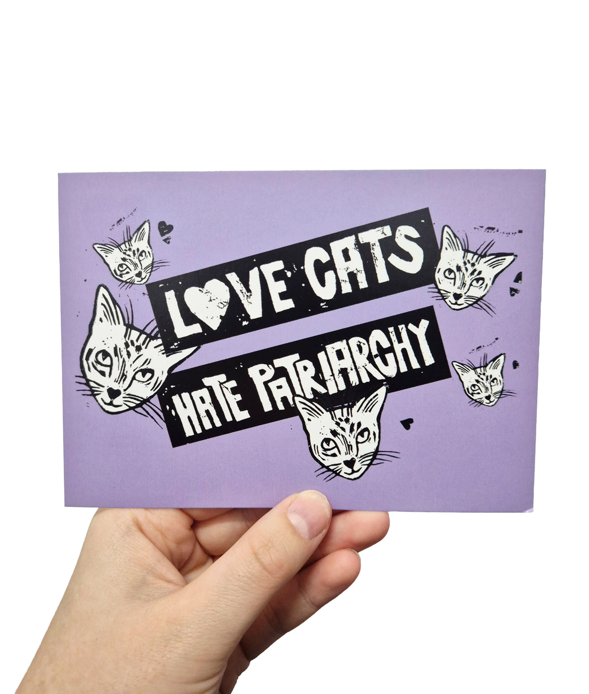 Love cats Postkarte