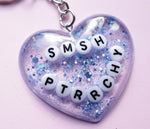 Smash the patriarchy (male tears blue) - Anhänger