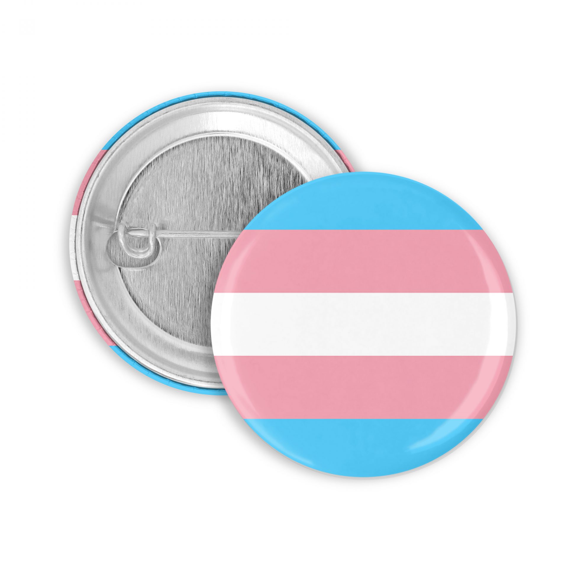 Trans* Flagge Button– Merchbaendchen