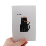 Woo Geburtstag Grußkarte